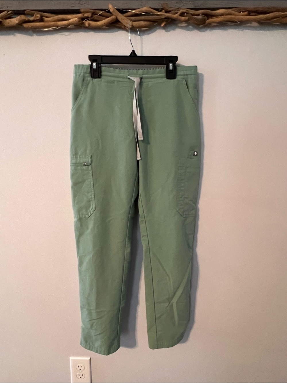 Figs Yola Slim Scrub Pants XSmall Light Green Sage